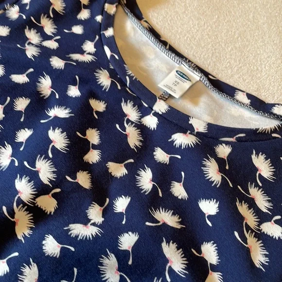 Floral T Shirt Dress - Picture 2 of 2